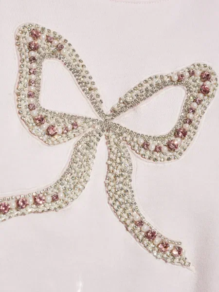 Суитчър Loveshackfancy с панделка розово