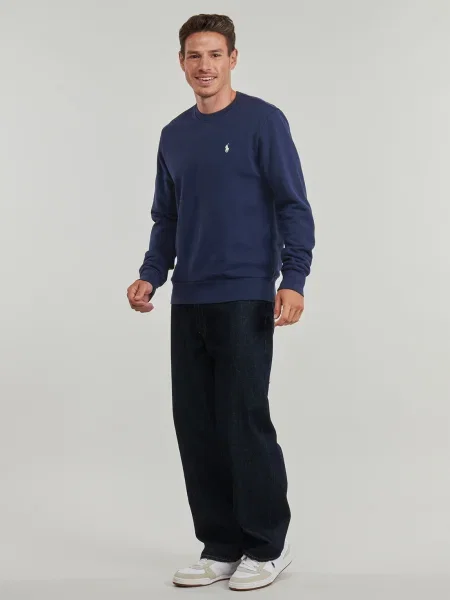 Geacă Polo Ralph Lauren din material terry albastru