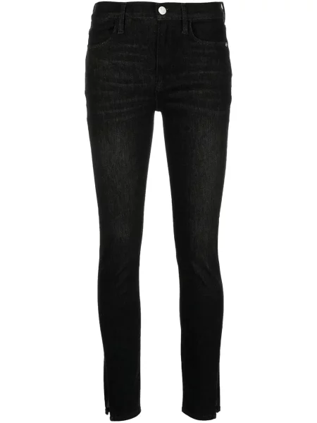 Skinny jeansy skinny Frame czarne