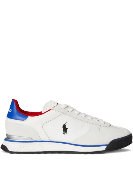 Șapcă Polo Ralph Lauren cu broderie din țesătură twill în carouri albastru