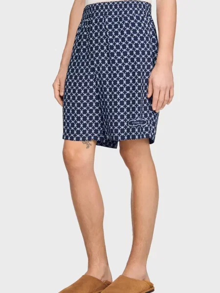 Шорты Sandro синие