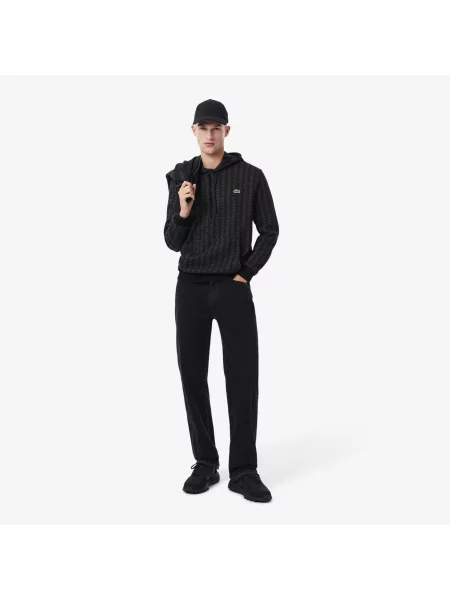 Lacoste Bluza Polarowa Z Monogramem szary