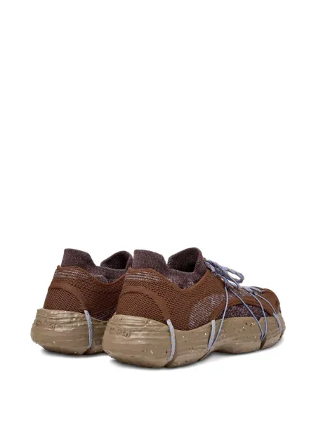 Sneakerși Camper tricotate maro