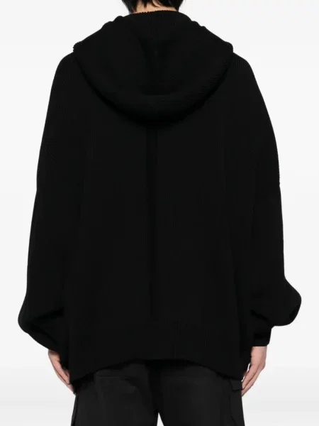 Hanorac cu glugă Rick Owens negru