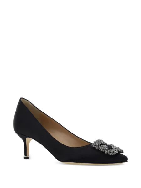 Bateliai Manolo Blahnik satino juoda