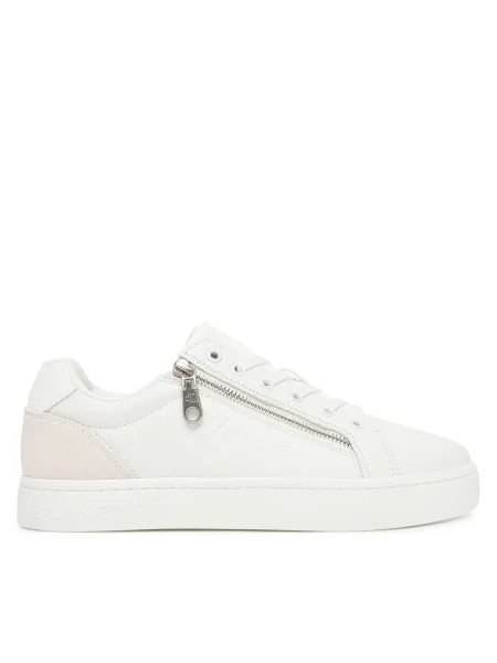 Calvin Klein Jeans Sneakersy Classic Cupsole Zip Low In biela