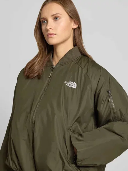 Bomberka z wyhaftowanym logo model CHOQA' The North Face zielony