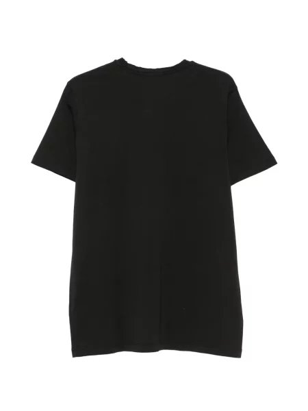 Scurt tricou Jeordie's cu decolteu rotund negru