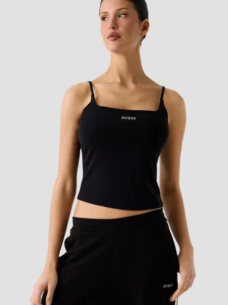 Майка GUESS ліоцелл чорний