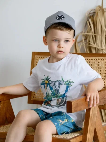 Jamiks Dětská kšiltovka OMER šedá