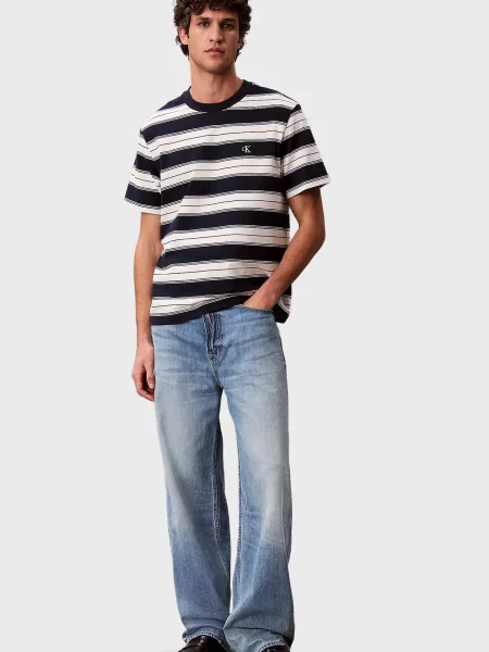 Футболка Calvin Klein Jeans в полоску из джерси