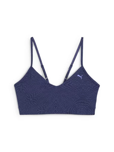 Топ спортивний PUMA Move Cloudspun Bra – Aop комбінований верх синій