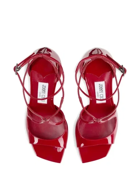 Sandale Jimmy Choo din piele roșu