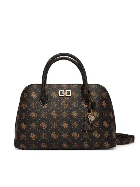 Táska Guess Emelie Logo barna