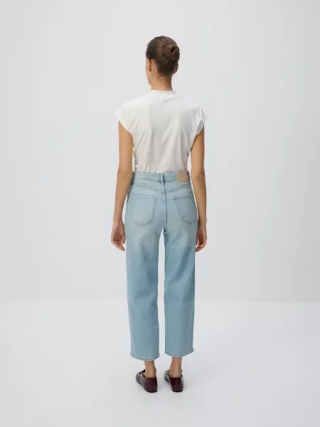 Reserved Джинси straight fit синій