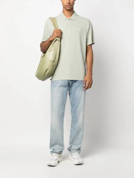 Trumpas polo marškinėliai Calvin Klein žalia