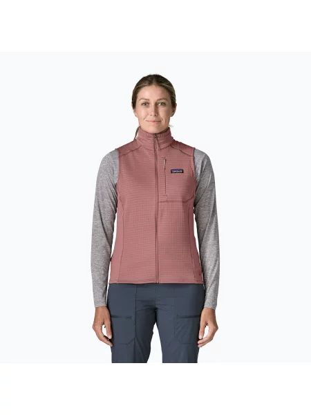 Vestă pentru femei Patagonia R1 moonrise taupe