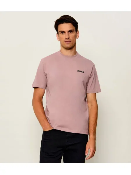 Napapijri Tricou S-SMALL BOX SS | Relaxed fit roz