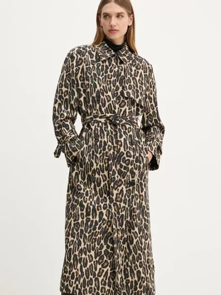 Theory palton de lana de tranzitie bej