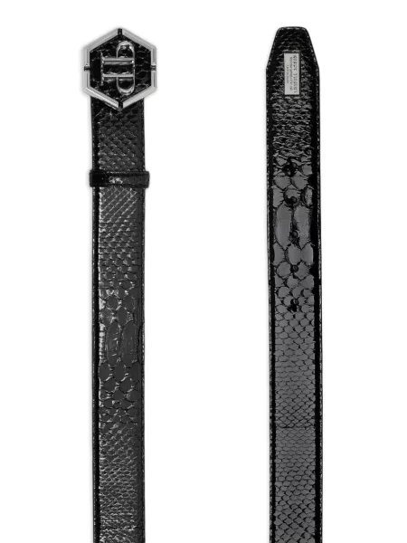 Csatos öves öv Philipp Plein fekete