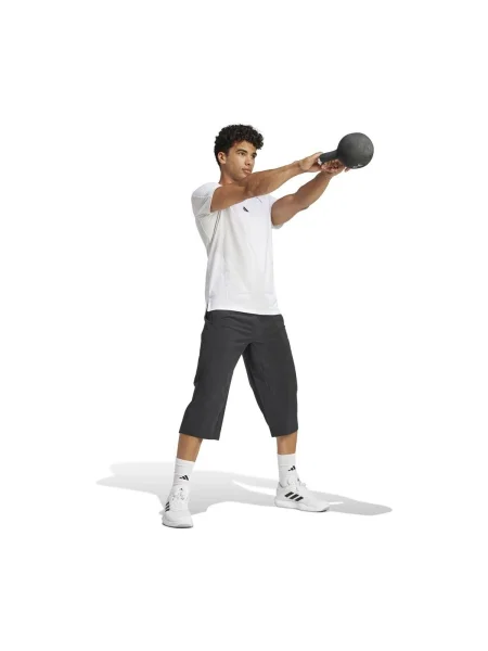ADIDAS PERFORMANCE Pantaloni sport Essentials negru alb