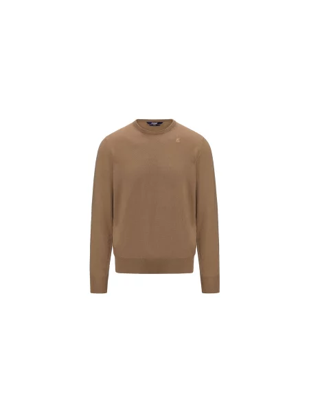 K-Way Sebastien Merino Brown Cartouche Mężczyźni Bluzy i bluzy z kapturem K-WAY Size: XL brązowy