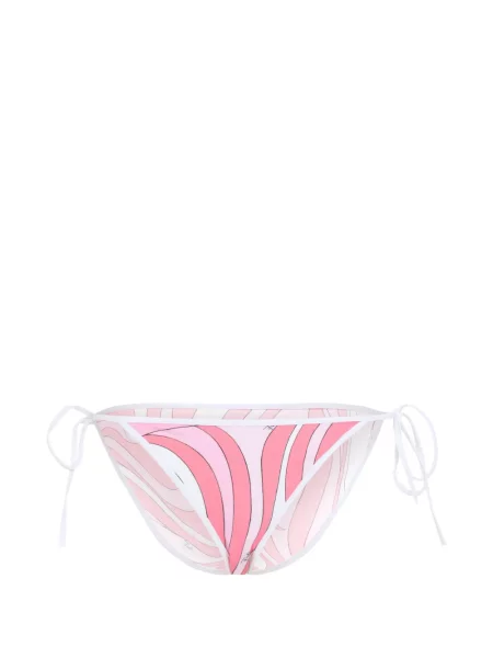 Bikini Pucci cu imagine cu legături roz