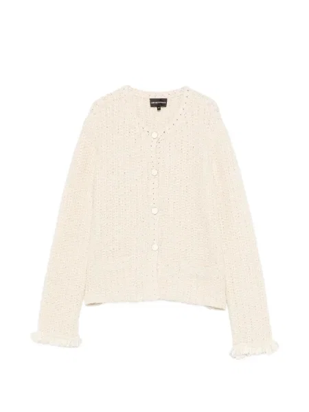 Cardigan Emporio Armani cu franjuri