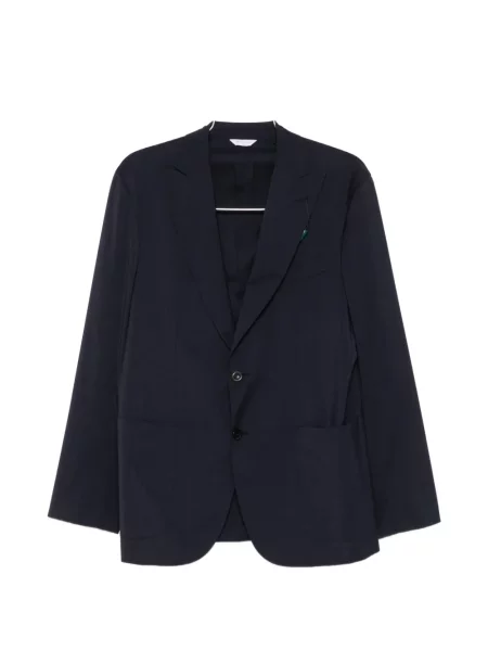 Garnitur Boglioli garniturowy jednorzędowy niebieski