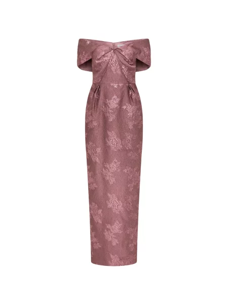 Rochie maxi Rebecca Vallance cu model floral roz
