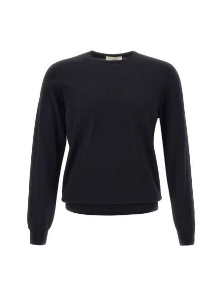Sweter Filippo De Laurentiis wełniany niebieski