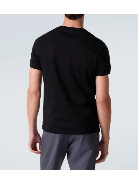 Tricou Prada din jerseu negru