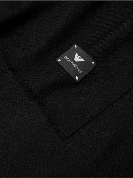 Шарф Emporio Armani черный