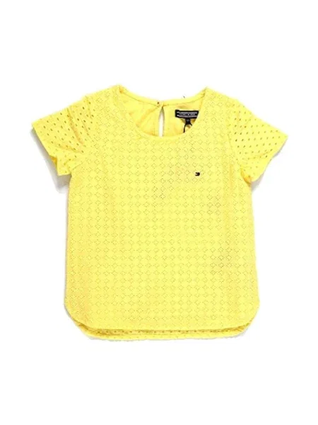 Top copii Tommy Hilfiger galben