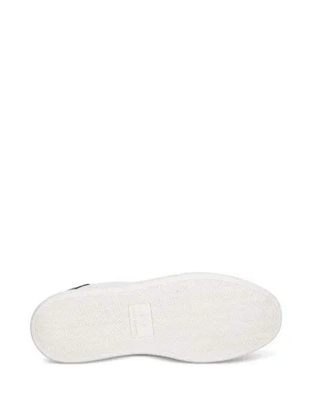 Sneakerși Armani Exchange din piele alb