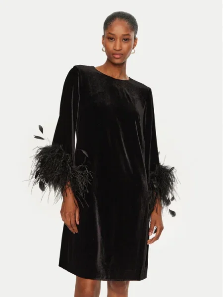 Luisa Spagnoli Rochie cocktail Ghiro negru