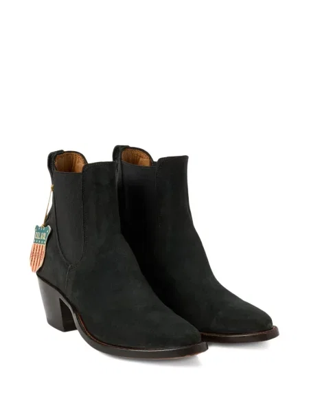 Botine Ralph Lauren Rrl din piele negru