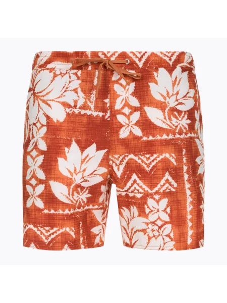 Plavecké šortky Quiksilver Roots Volley Red červené