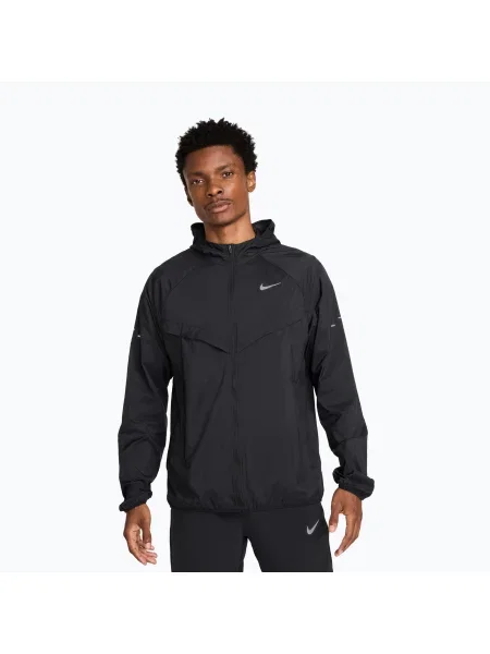 Geacă de alergare pentru bărbați Nike Stride Repel UV black/black negru