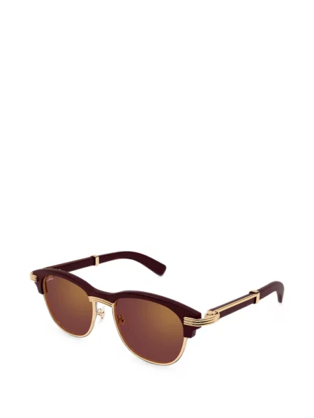 Ochelari de soare Cartier Eyewear cu autograf violet