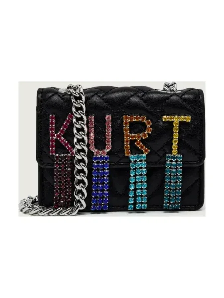 Kurt Geiger Geantă pe umăr MICRO KENSINGTON negru