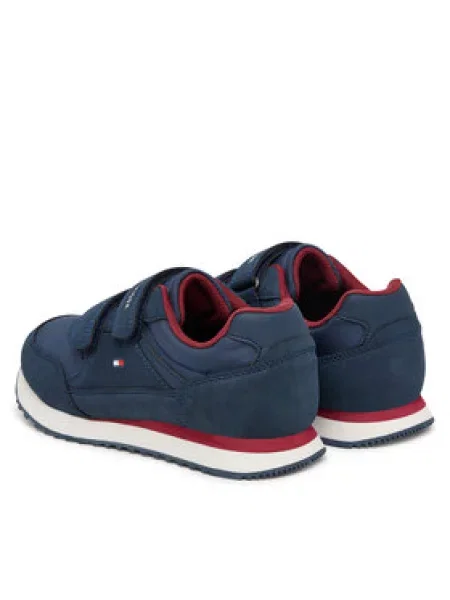 Superge Tommy Hilfiger Low Cut Velcro Sneaker S Mornarsko modra