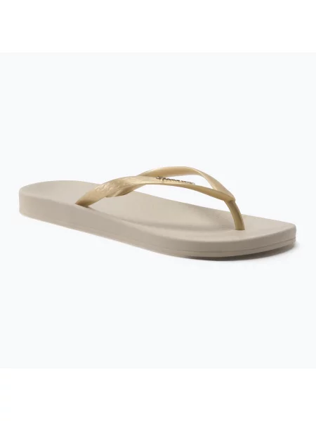 Ipanema Anat Tan beige-gold dámske žabky béžová