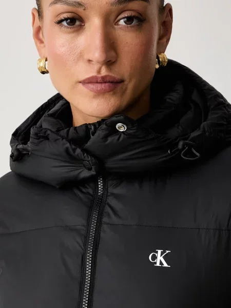 Calvin Klein Jeans пухено яке дамско черно