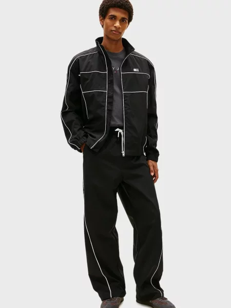 Штани Tommy Jeans для бігу чорні