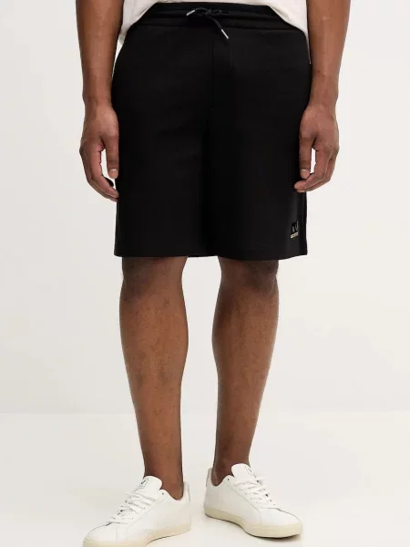 Armani Exchange pantaloni scurți negru