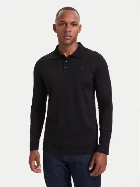 KARL LAGERFELD Polo czarny