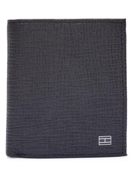 Tommy Hilfiger De piele portofel TH FLAG negru