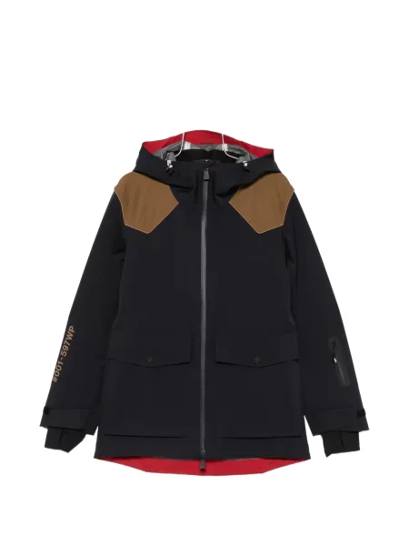 Μπουφάν Moncler Grenoble με κουκούλα μαύρο
