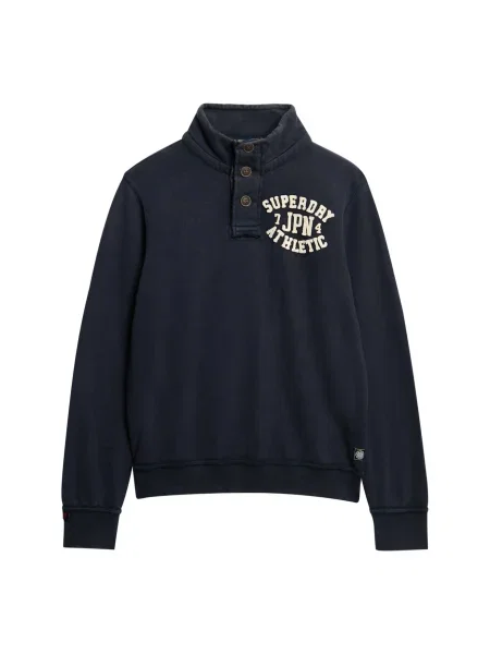 Superdry Mikina světle / noční modrá béžová